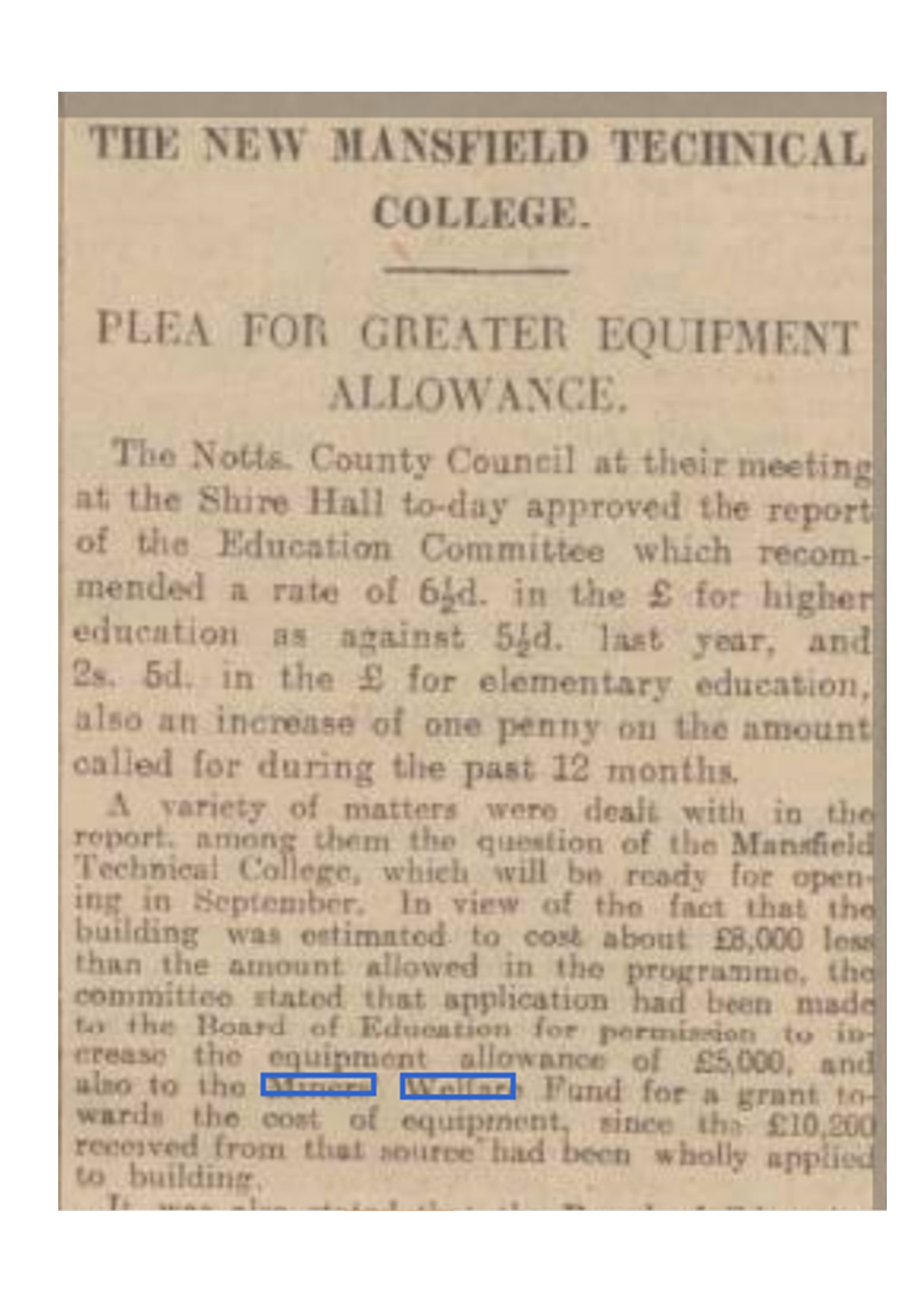 SHINING A LIGHT ON NOTTINGHAMSHIRE’S MINING HISTORY Nottinghamshire